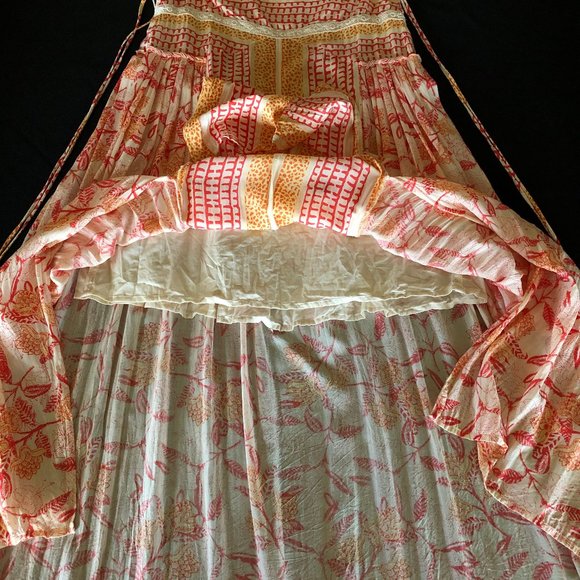 Rare Free People Squared Off Convertible Printed Maxi Skirt & Dress Sz S - Picture 9 of 16